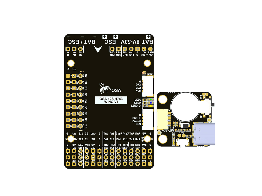 Польотний контролер OSA 12S H743 WING V1
